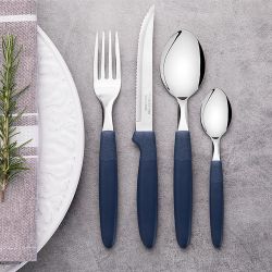 Cuchara De Mesa Ipanema Azul 19 Cm 3 Uds