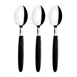 Cucharas Para Té Ipanema Negro 13,9 Cm 3 Uds