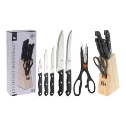 Juego De Cuchillos 5 Piezas + 1 Tijera De Cocina + Tacoma