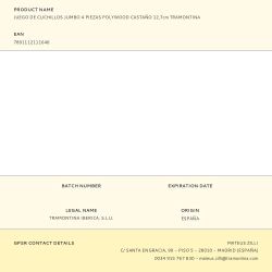 Cuchillos De Asado Jumbo Polywood Castaño 12,2 Cm, 4 Uds