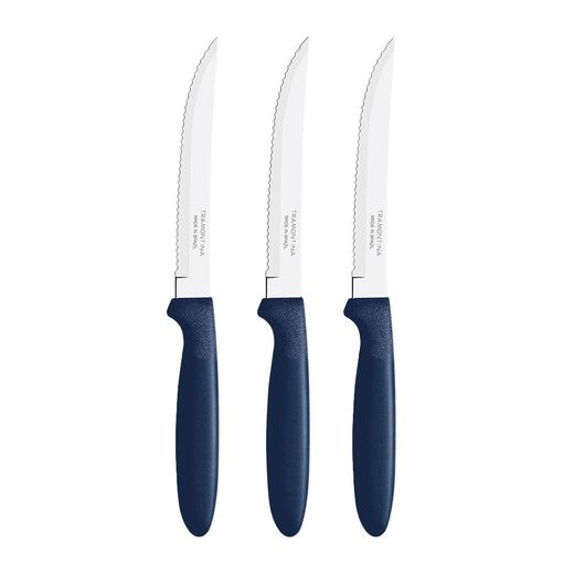 Cuchillos De Asado Ipanema Azul 21,3 Cm 3 Uds