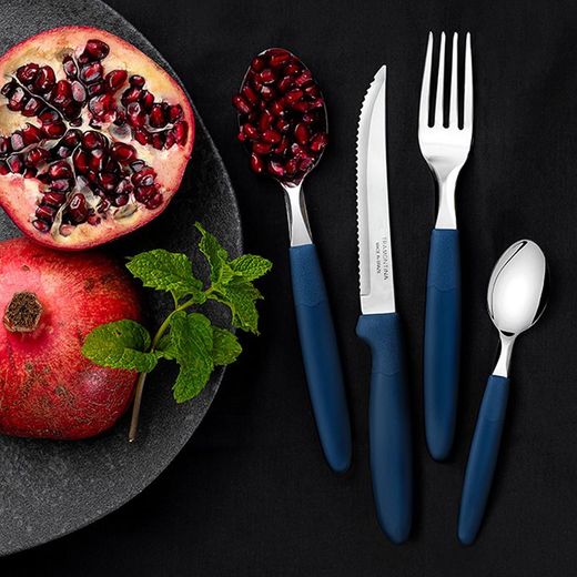 Cuchillos De Asado Ipanema Azul 21,3 Cm 3 Uds