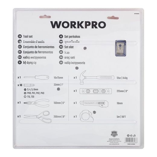 Juego De Herramientas 17 Piezas