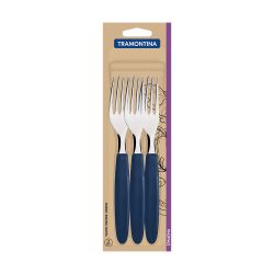 Tenedor De Mesa Ipanema Azul 19,1 Cm 3 Uds