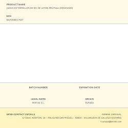 Juego De Tornillos De Wc De Laton M5X75Mm (Envasado)