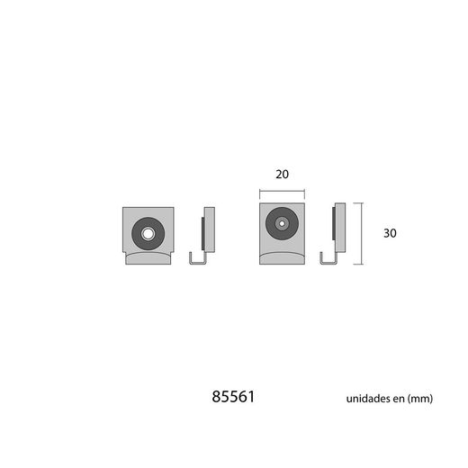 Juego Grapas Luna Regulables