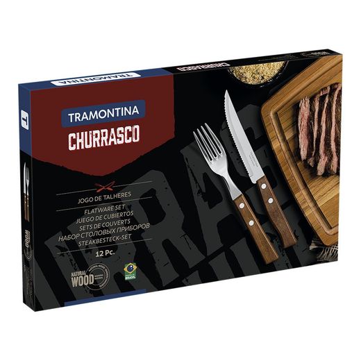 Juego Para Asado Tradicional 12 Piezas