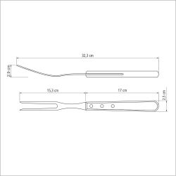 Juego Para Asado Fsc Polywood Castaño 14 Piezas