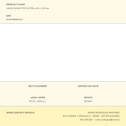 Juego Roseta 707 Latón Ø 65 X 120 Mm