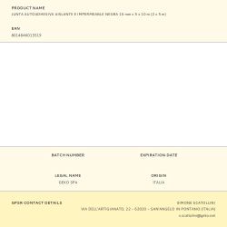 Junta Autoadhesiva Aislante E Impermeable Negra 15 Mm X 5 X 10 M (2 X 5 M)