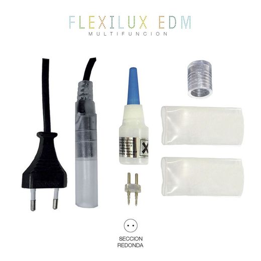 Kit Alimentador-Conector Tubo Flexilux  Y Flexiled Max 1380 W