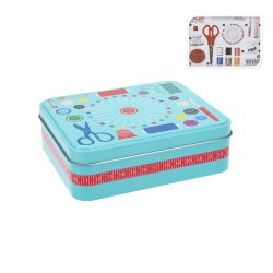 Kit Costura En Caja De Metal