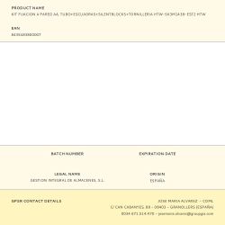 Kit Fijacion A Pared Aa, Tubo+Escuadras+Silentblocks+Tornilleria