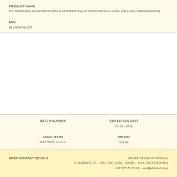 Kit Manguera Butaflex Bicapa Ø Interior 9Mm Ø Exterior15Mm 1,50M (Incluye 2 Abrazaderas)