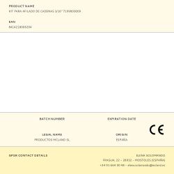 Kit Para Afilado De Cadenas 3/16 Pulg