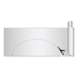 Lámina Antideslizante Extra Gruesa Gris 50 X 150 Cm