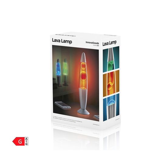 Lámpara De Lava Magma 25 W Color Verde