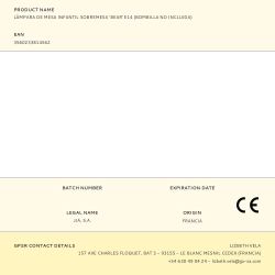 Lámpara De Mesa Infantil Sobremesa 'Bear' E14 (Bombilla No Incluida)