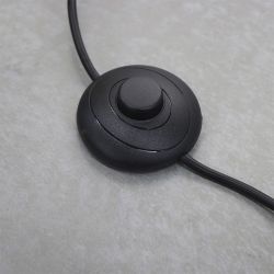 Lámpara De Pie (Salon) Vintage E27 60 W Color Negro Ø35 X 150 Cm