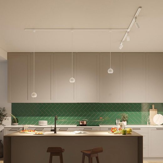 Lámpara Easylink De Techo, Suspendida, Colby Gu10, Blanca, Ø100 X 1360 Mm