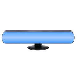 Lámpara Led Luz Blanca Y De Colores Con Control Remoto 24,5 X 3,5 X 4 Cm