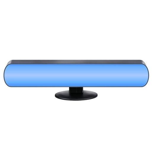 Lámpara Led Luz Blanca Y De Colores Con Control Remoto 24,5 X 3,5 X 4 Cm