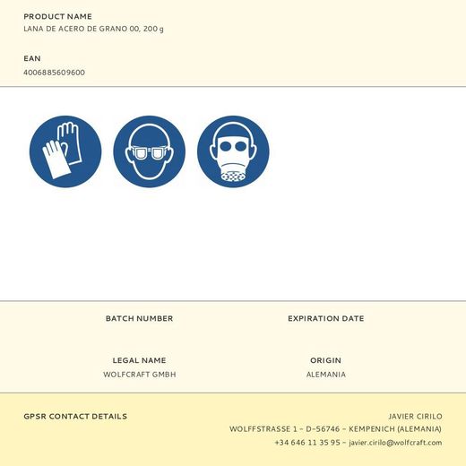Lana De Acero De Grano 00, 200 G