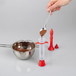 Lápiz Para Decorar De Silicona + 2 Boquillas Dr. Oetker