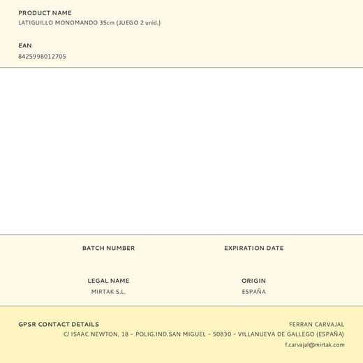 Latiguillo Monomando 35Cm (Juego 2 Unid.)