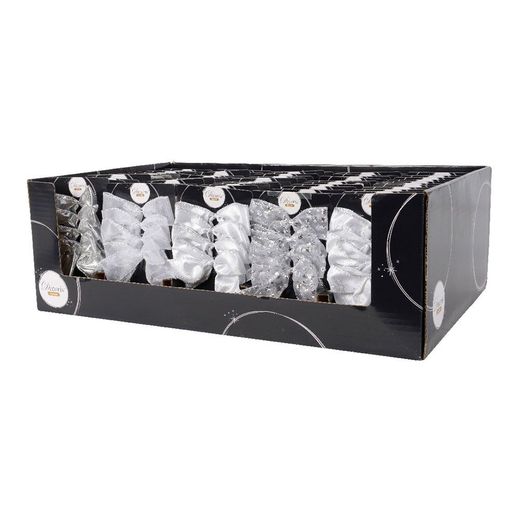 Lazos De Poliester Plata Para Decoración Surtidos