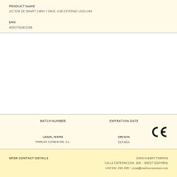 Lector De Smart Card Y Dnie, Usb Externo Logilink