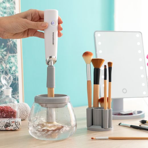 Limpiador Y Secador Automático De Brochas De Maquillaje