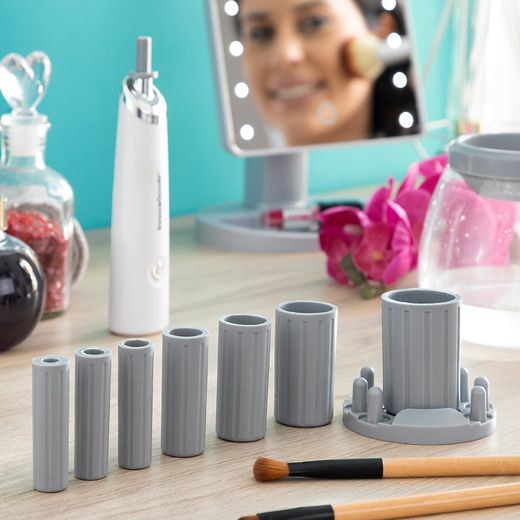 Limpiador Y Secador Automático De Brochas De Maquillaje