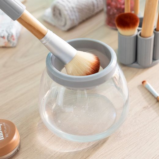Limpiador Y Secador Automático De Brochas De Maquillaje