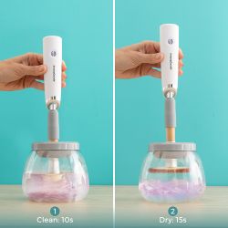 Limpiador Y Secador Automático De Brochas De Maquillaje