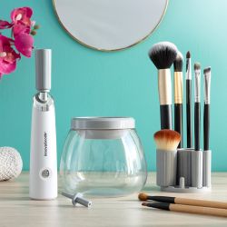 Limpiador Y Secador Automático De Brochas De Maquillaje