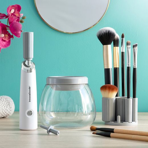 Limpiador Y Secador Automático De Brochas De Maquillaje