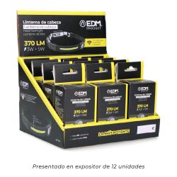 Linterna De Cabeza Led 3W + 5W Recargable