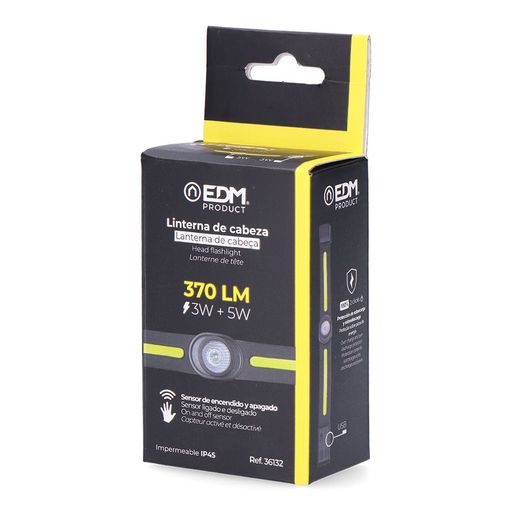 Linterna De Cabeza Led 3W + 5W Recargable
