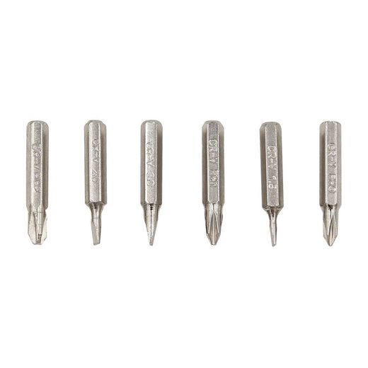 Linterna - Destornillador Con 6 Puntas Imantadas, Colores Surtidos