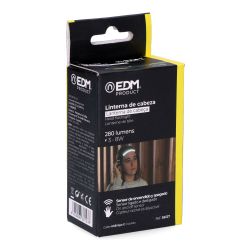 Linterna Frontal Con Sensor Recargable