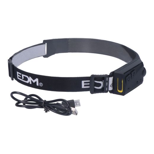 Linterna Frontal Con Sensor Recargable