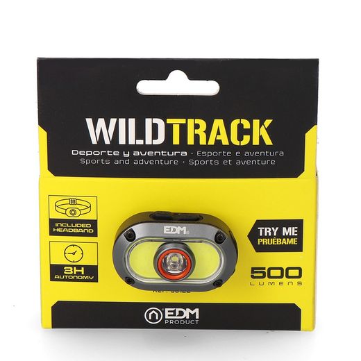 Linterna Frontal Led Wildtrack Tx2, Aluminio, Recargable, 7 + 5 W, 50 X 32 X 37 Mm