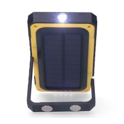 Linterna Led Cob Solar Force, Recargable, Con Gancho E Imán, 10 W 750 Lm