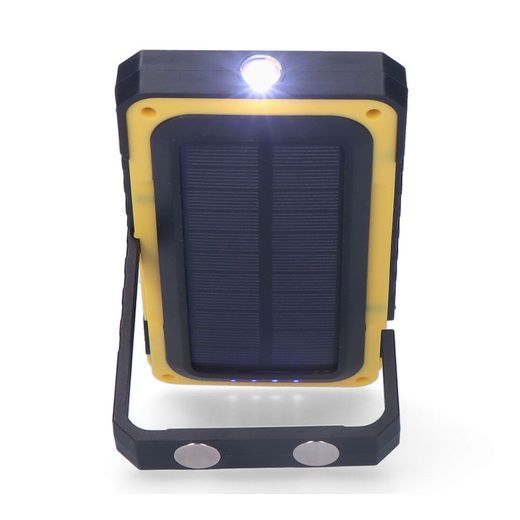 Linterna Led Cob Solar Force, Recargable, Con Gancho E Imán, 10 W 750 Lm