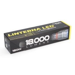Linterna Led De Largo Alcance 18000 Lm