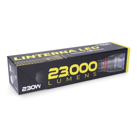 Linterna Led De Largo Alcance 23000 Lm