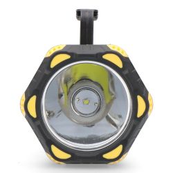 Linterna Led De Mano Titan Guard, Recargable, 3 Puntos De Luz