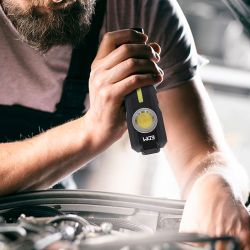 Linterna Led De Trabajo True Work Cob 5 W 200Lm + 200Lm + Spot Superior 50Lm, Recargable