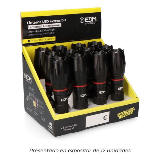 Linterna Led Extensible Wild Force Kv1 5 W 210 Lm, 3Xaaa Incluidas